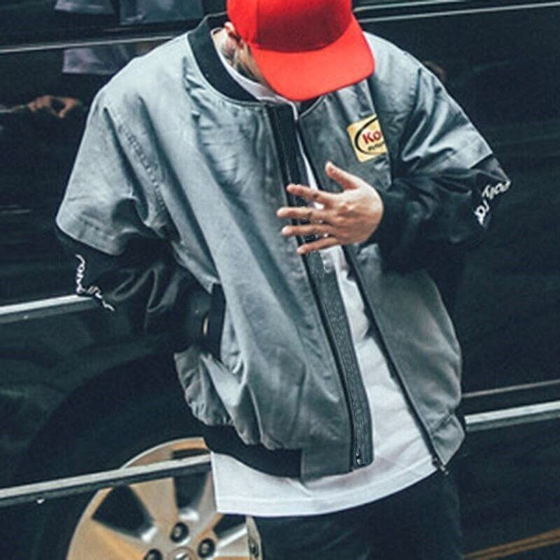 Hip Hop Style Jacket Men Women Streetwear Print Baseball Jackets