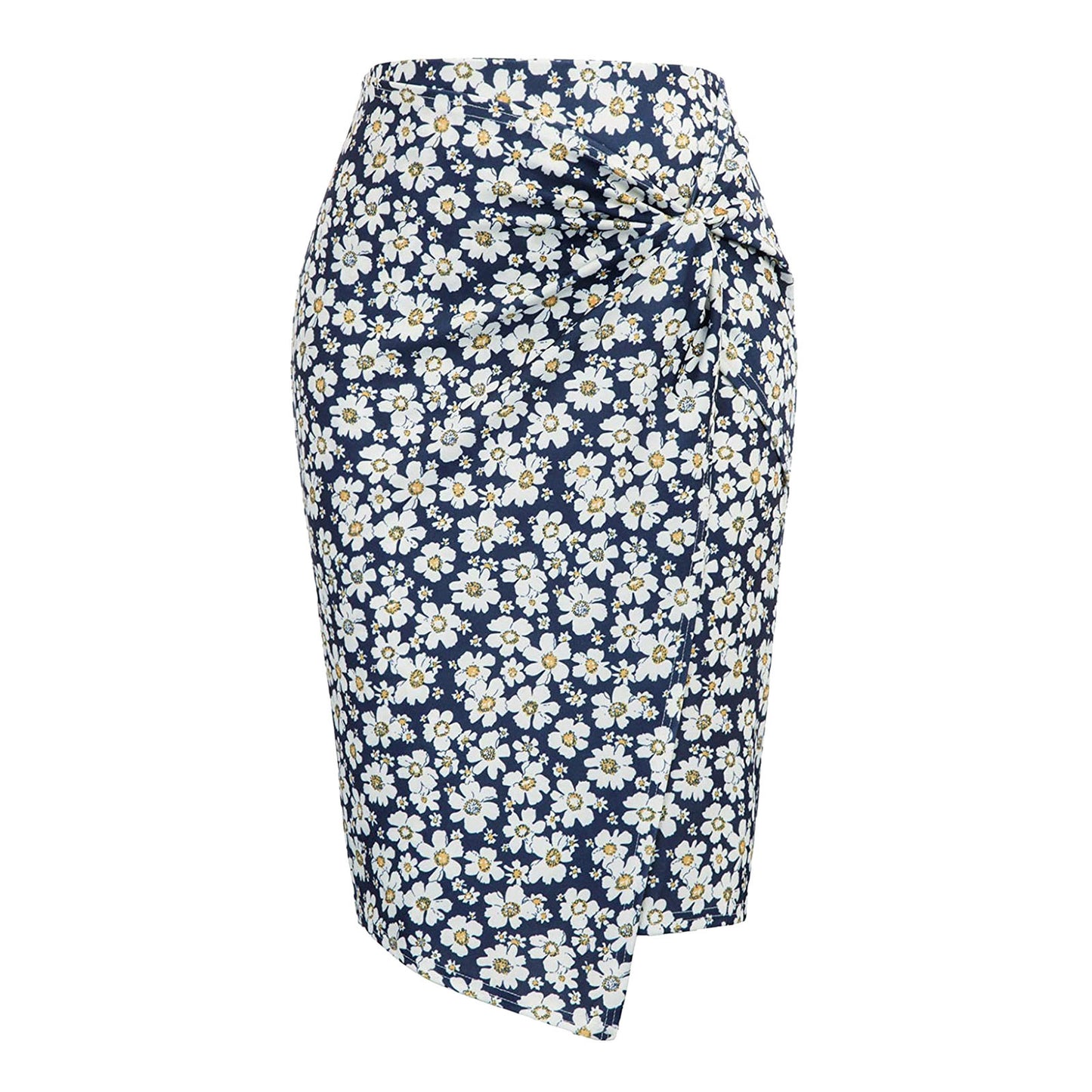 Printed Urban Casual Bag Hip Skirt Skirt