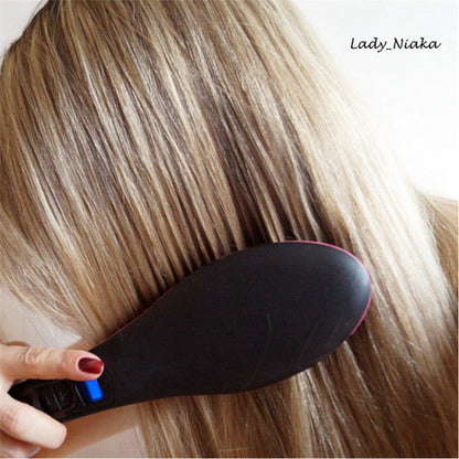 Imply Straight Electric Straight Hair Comb Magic Smooth Hair Comb Negative Ion Comb