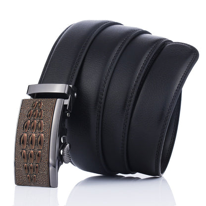 Urban White Collar Men's Business Cowhide Belt