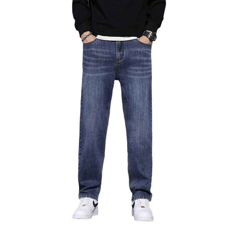 Jeans Loose Straight Casual Long Pants Men