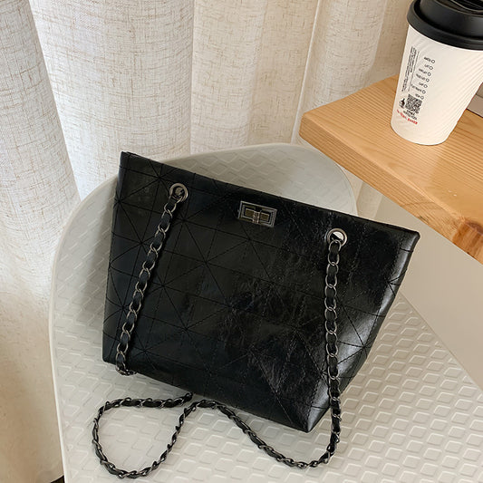 Chain fashion bucket bag