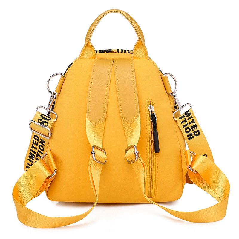 Fashion orange pendant backpack