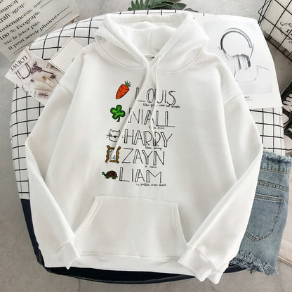 New Harry Styles Graphic One Direction Merch Harajuku Aesthetic Pullover Hoodie Sweatshirt Clothes Fall 1d Streetwear Women