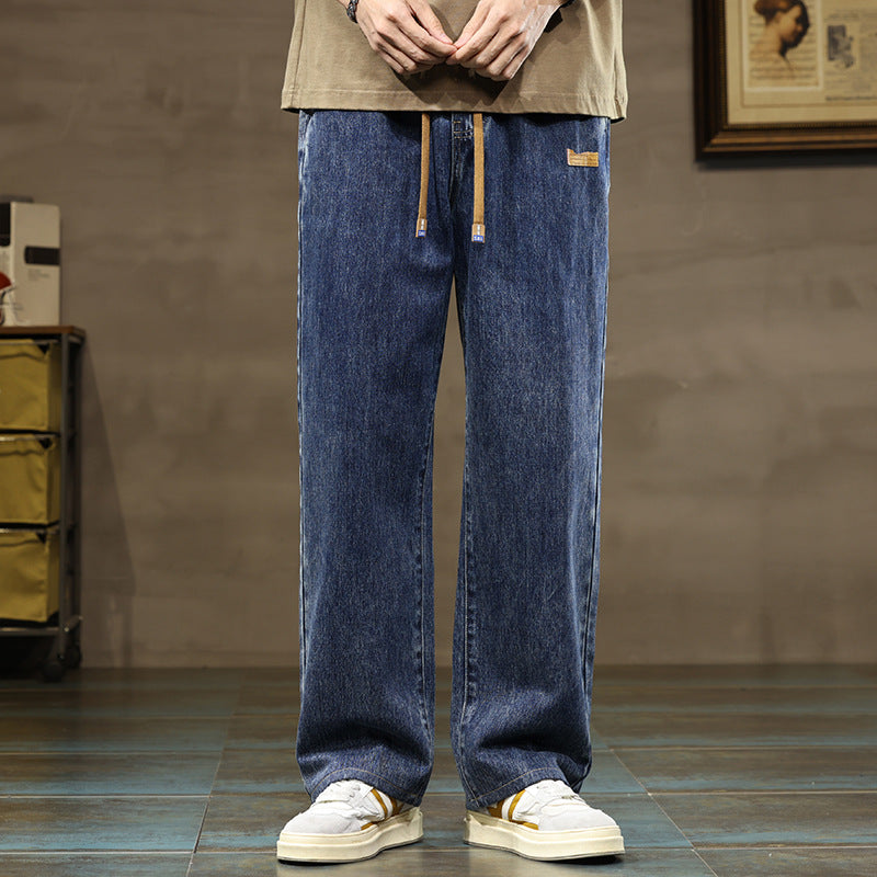 Men's Fashion Denim Loose Casual Pants