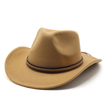 Men's And Women's Felt Fedora Hat