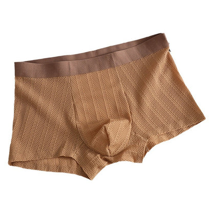 Jacquard Boys Simple Solid Color Boxers