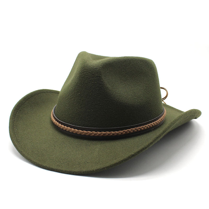 Men's And Women's Felt Fedora Hat