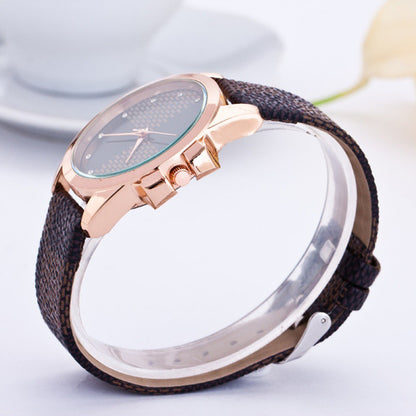 Fashion Personality Plaid Men's Casual Watch