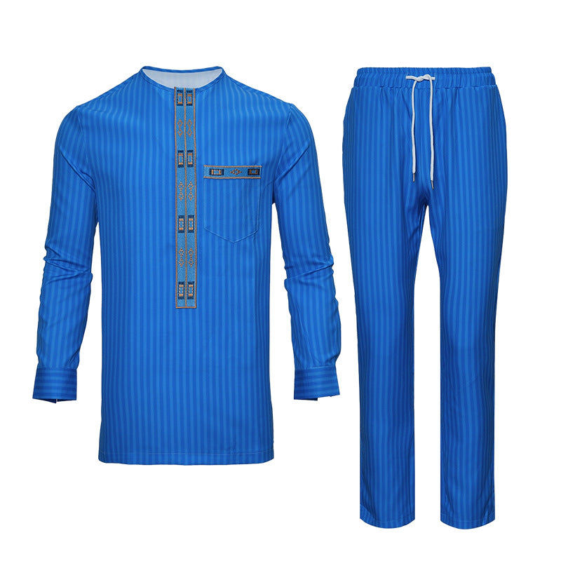 Men's Traditional Top And Pants Suit Style