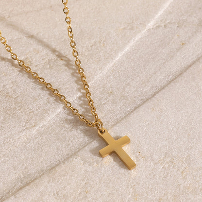 Women's Fashion Personality Cross Simple Necklace