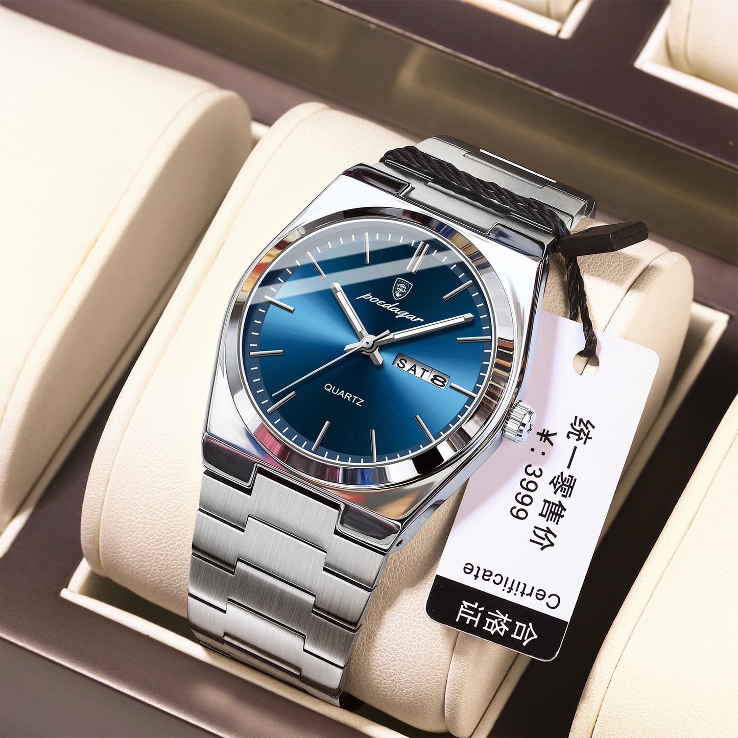 Ultra-thin Men's Watch Waterproof Luminous