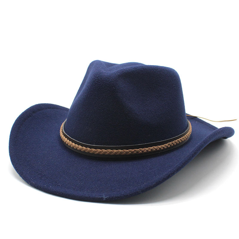 Men's And Women's Felt Fedora Hat