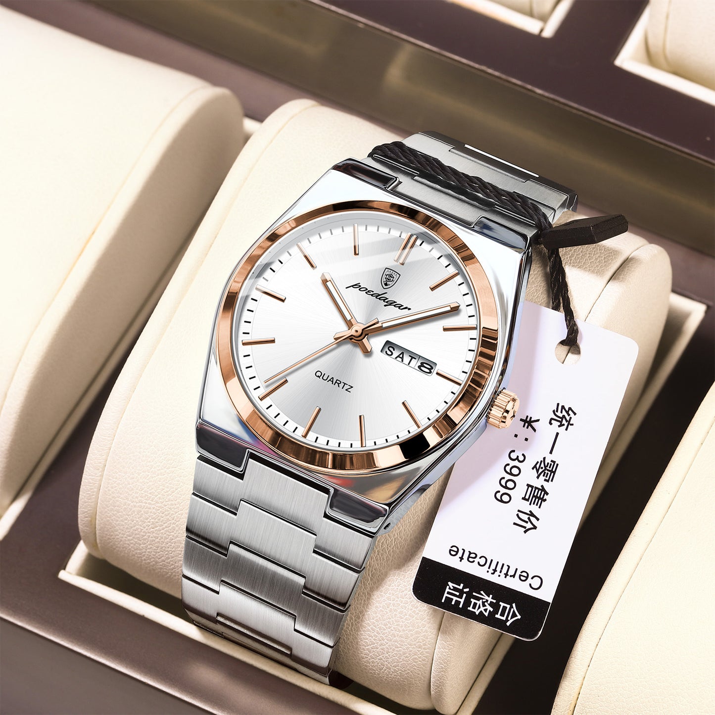 Ultra-thin Men's Watch Waterproof Luminous