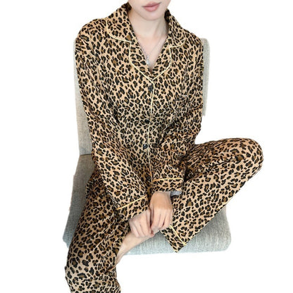 Casual Cartoon Milk Silk Homewear Suit