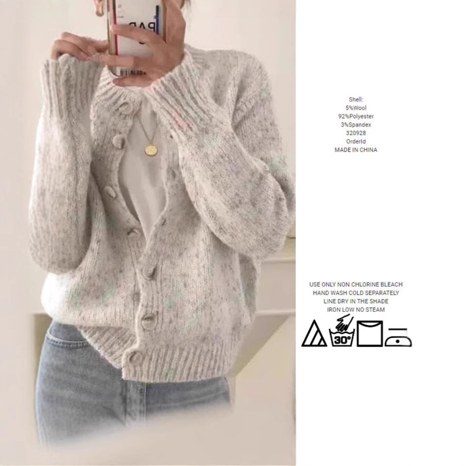 Autumn And Winter Heavy Industry Knitwear Thick Sweater