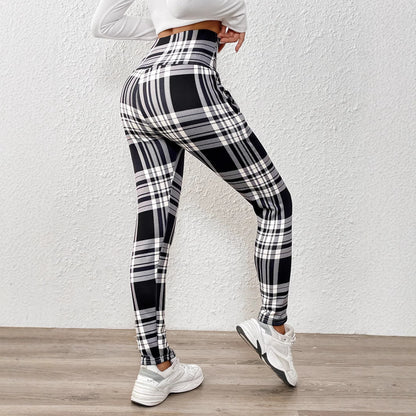 Extra Thick Lambswool Printed Leggings For Women Winter