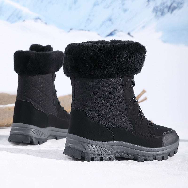 Women's New Winter Fleece-lined Thickened Non-slip Snow Boots